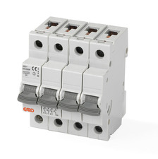 MCB 10kA 4-pole D-characteristics