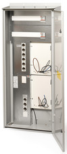 Meter cabinets with main inlet