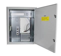 Recessed meter cabinet