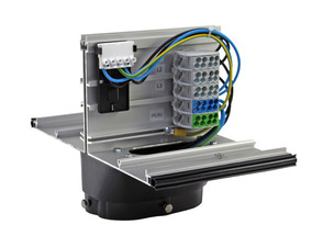 Terminal profiles  for oval post double