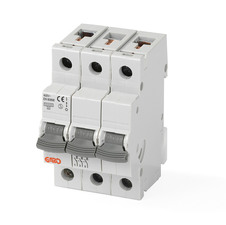 MCB 10kA 3-pole D-characteristics